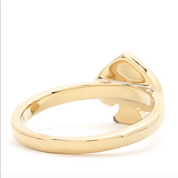 NEW KATE SPADE ♠️ PEARL SIGNATURE RING - 7 - Picture 3 of 9